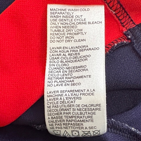 New England Patriots Kids Cheerleader Dress - Red and Blue Size 18 Months - Picture 7 of 7